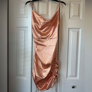 SHEIN Coral Mini Slip Dress